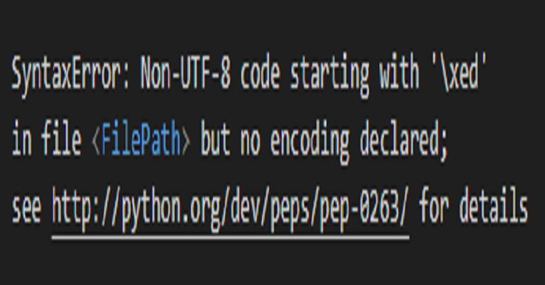 python-error-non-utf-8-code-starting-with-xc6