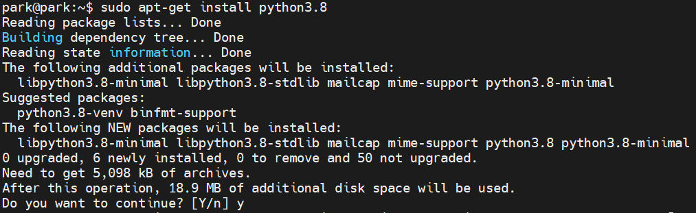 re-Install python3.8