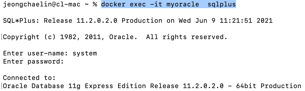 [Oracle] mac에 Oracle, SQL developer 설치하기