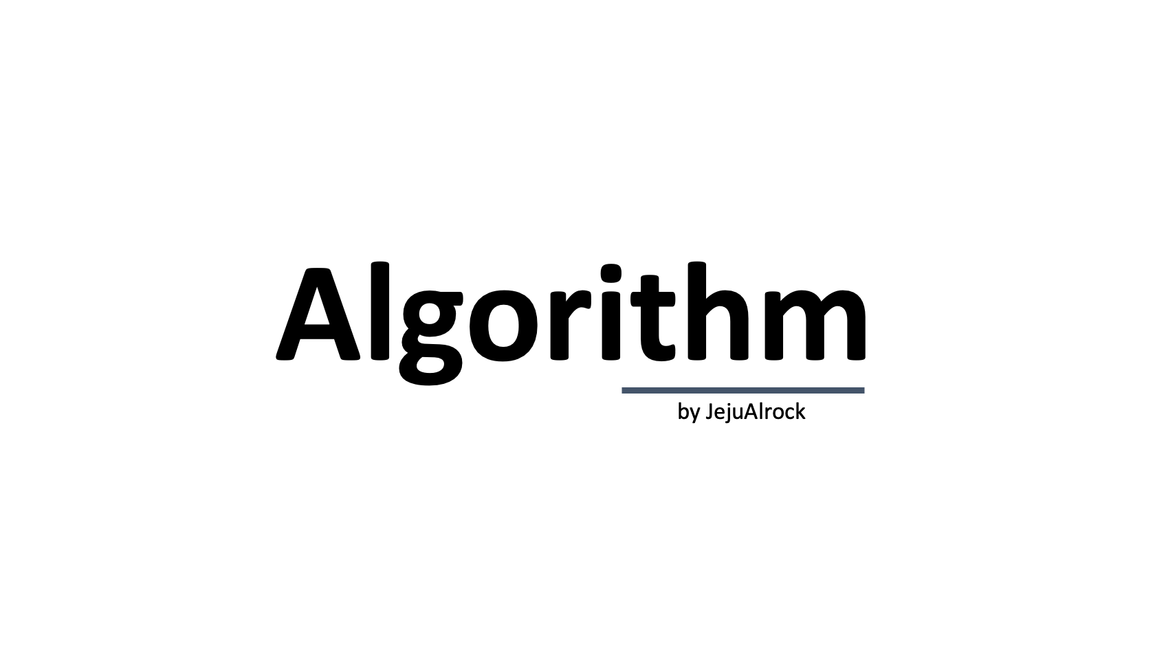 algorithm banner