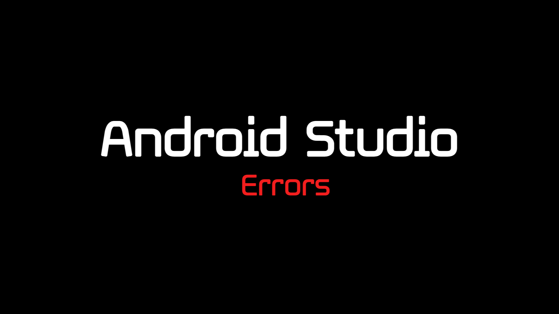 Error] android uri is not registered