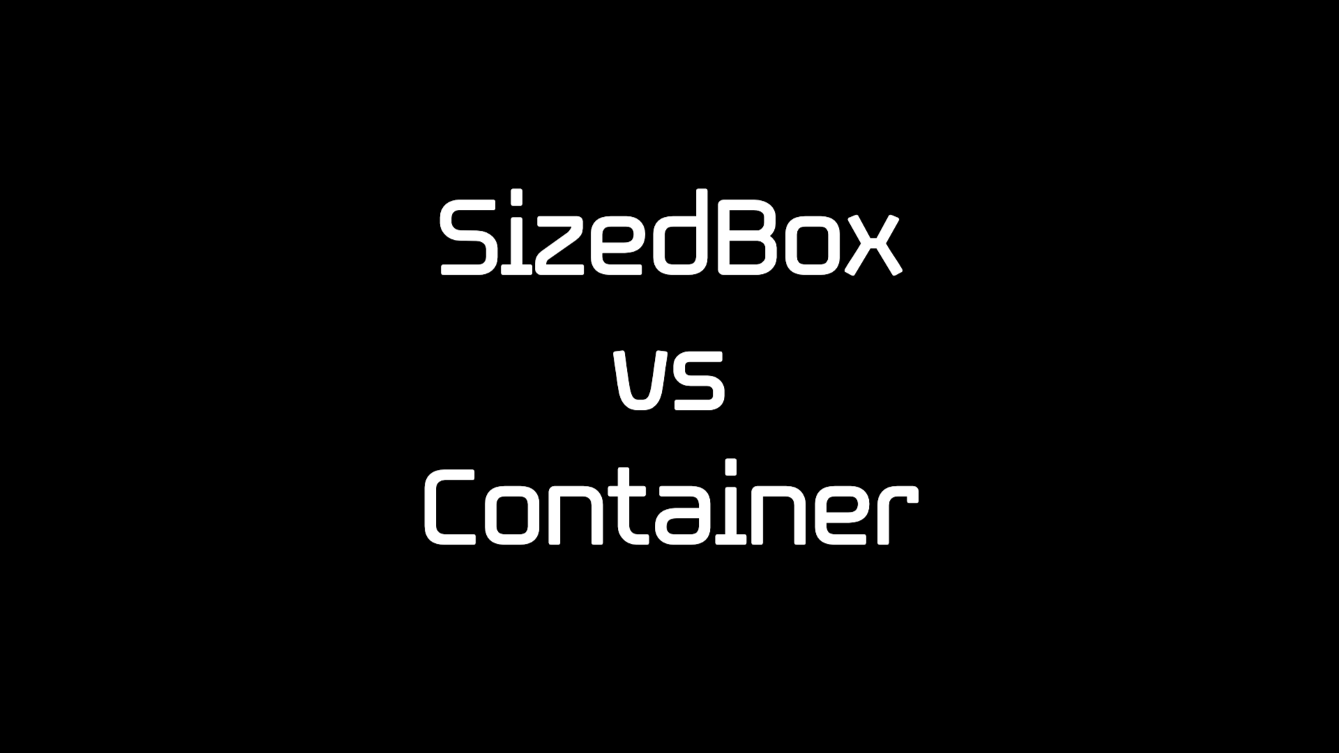  Flutter SizedBox Vs Container