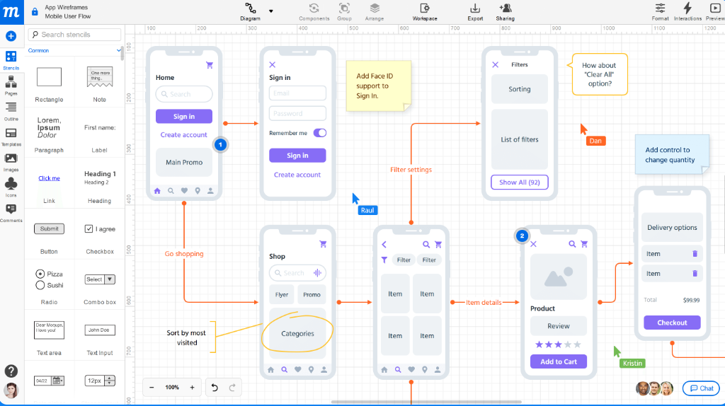 https://moqups.com/ko/wireframe-tool/