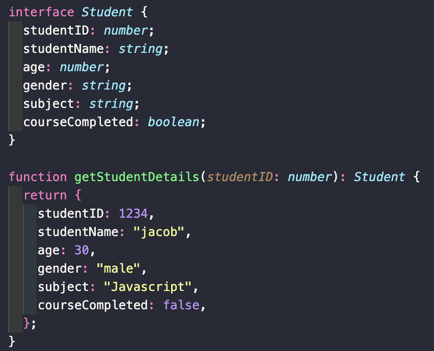 [TypeScript]- Interface