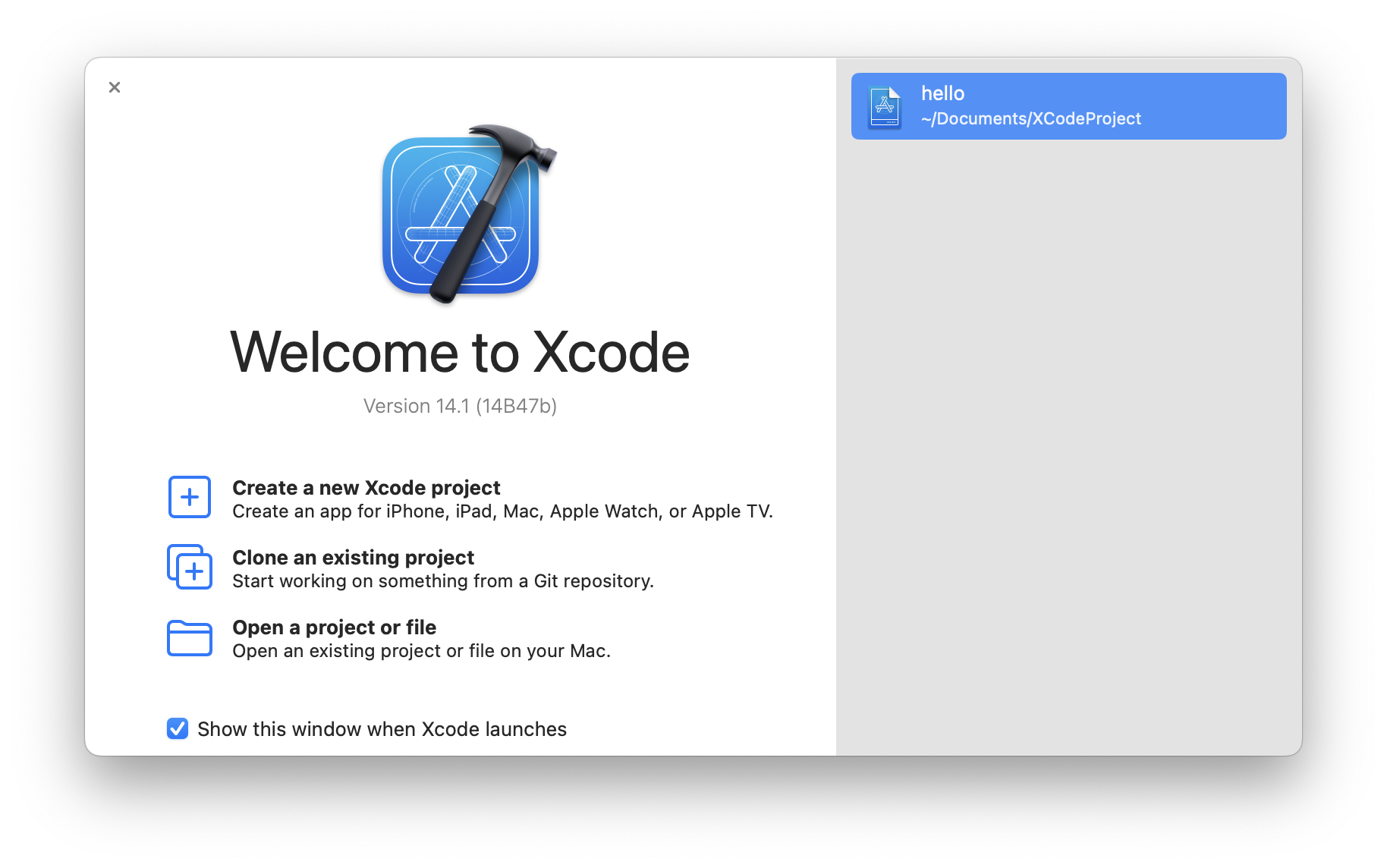  Xcode