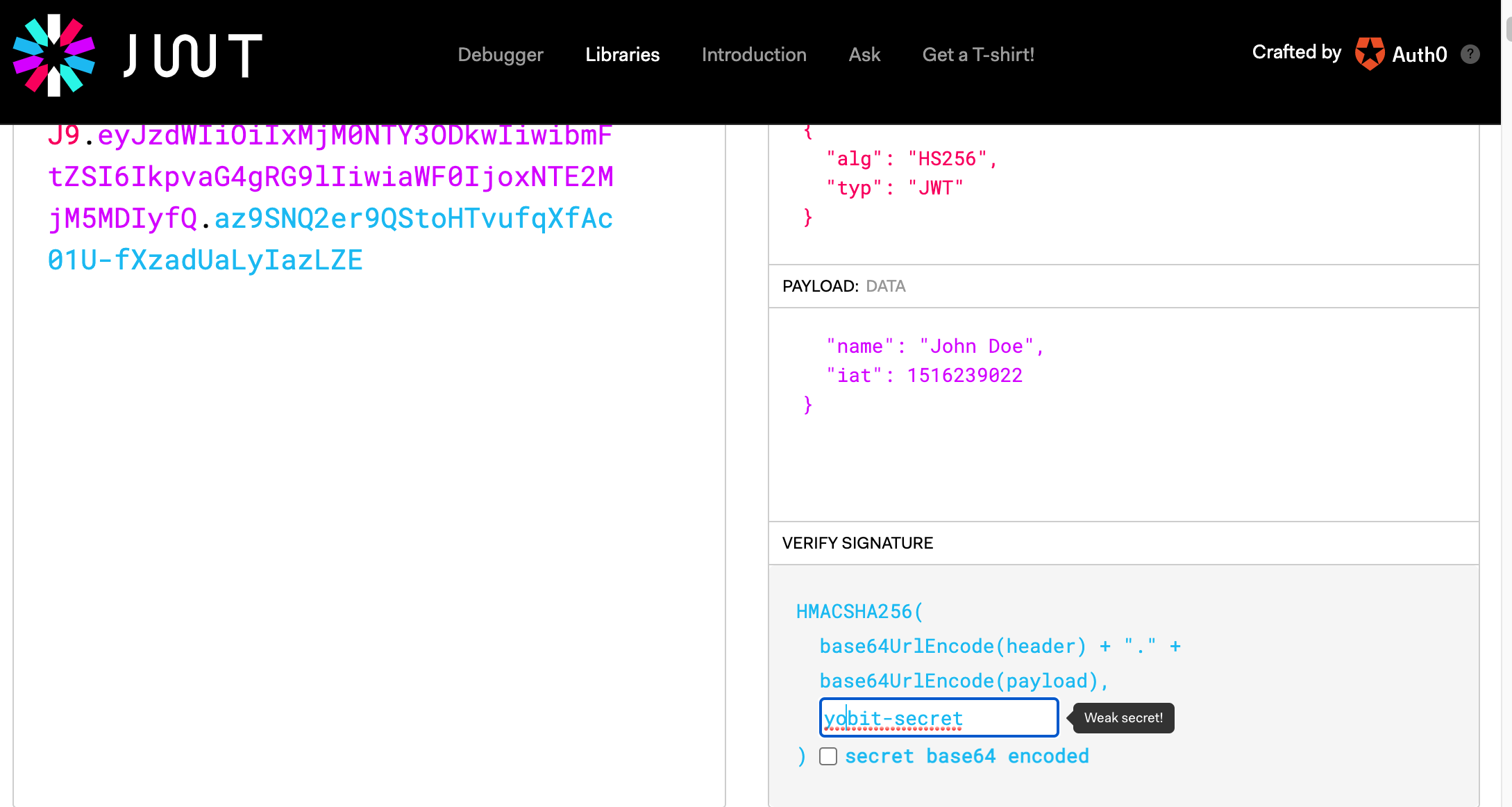 JWT (JSON WEB TOKEN)