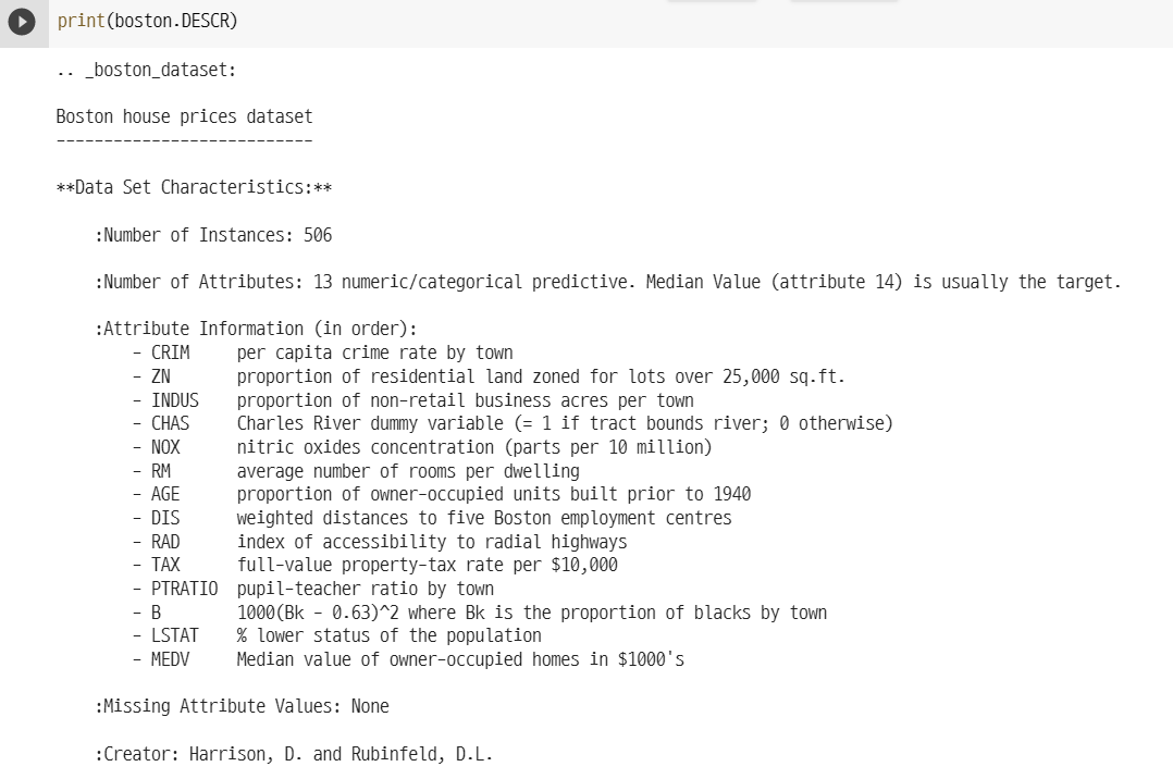 [AI] Machine Learning 실습