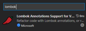 vscode extension download lombok