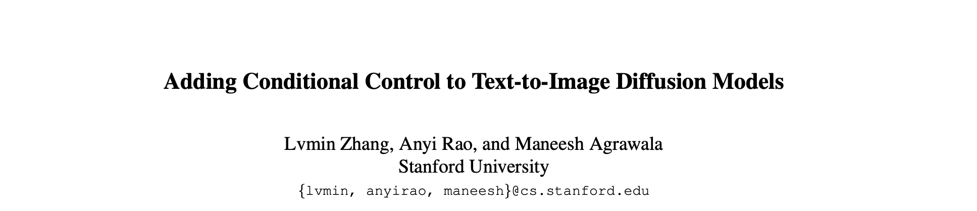 Adding Conditional Control to Text-to-Image Diffusion Models (ControlNet)
