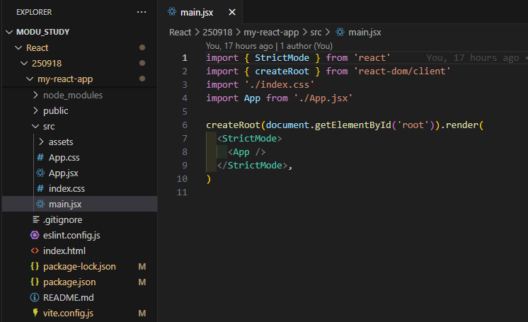 [React] React 시작하기