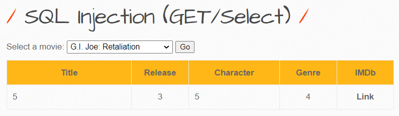 SQL Injection_Union based-2 #BWAPP