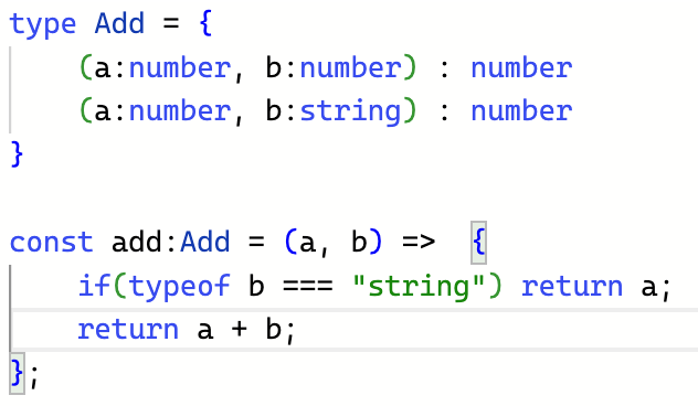 [TypeScript] Overloading
