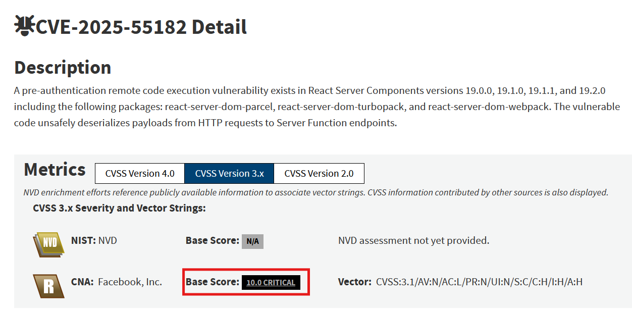 react2shell (cve-2025-55182): rsc flight decoder... CVE-2025-55182 (react2shell)