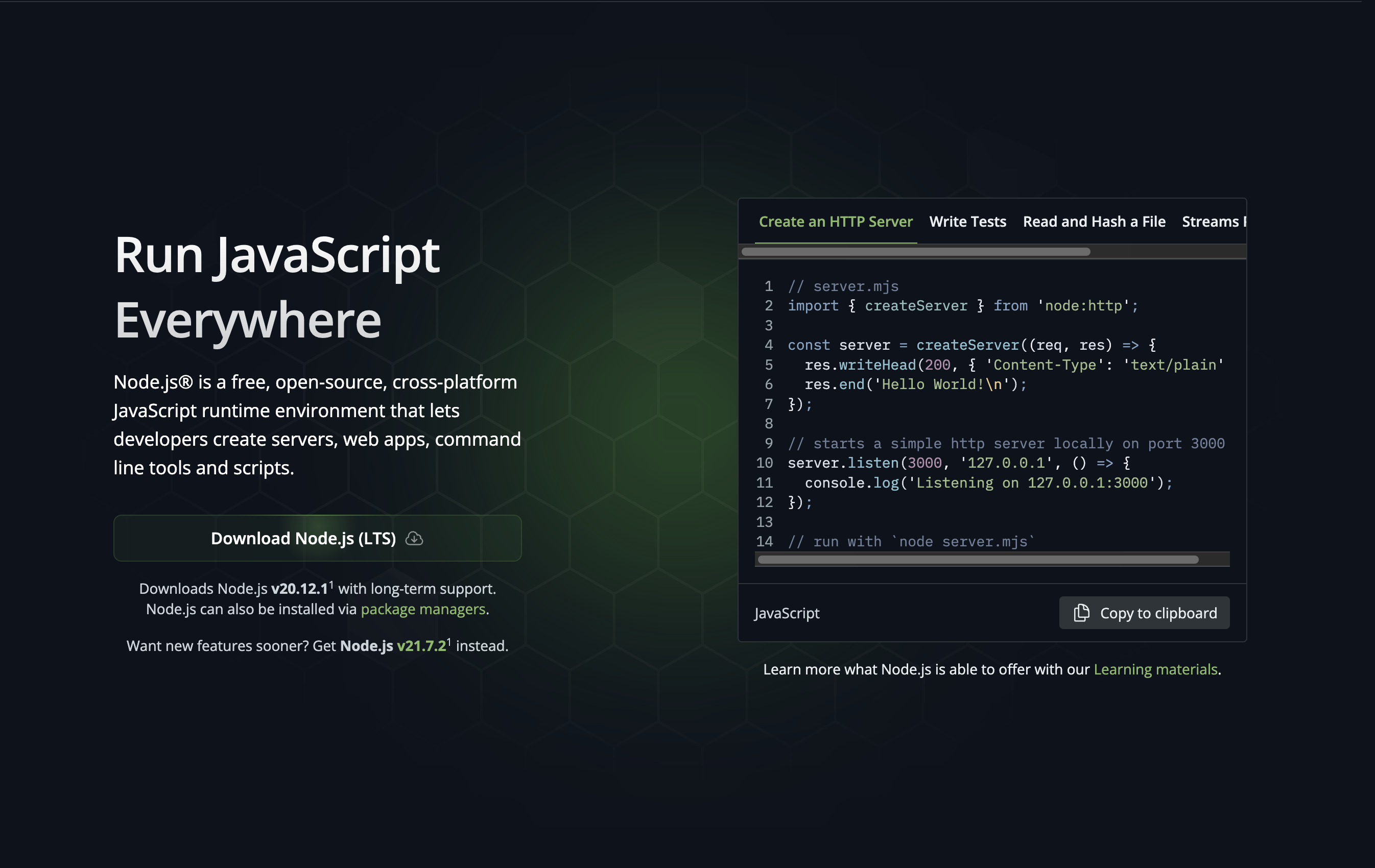 node.js