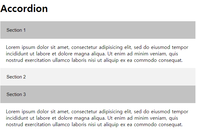 CSS Accordion css-accordion
