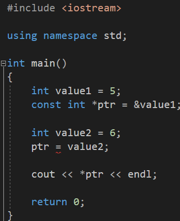 (C++) 6.11 포인터와 const