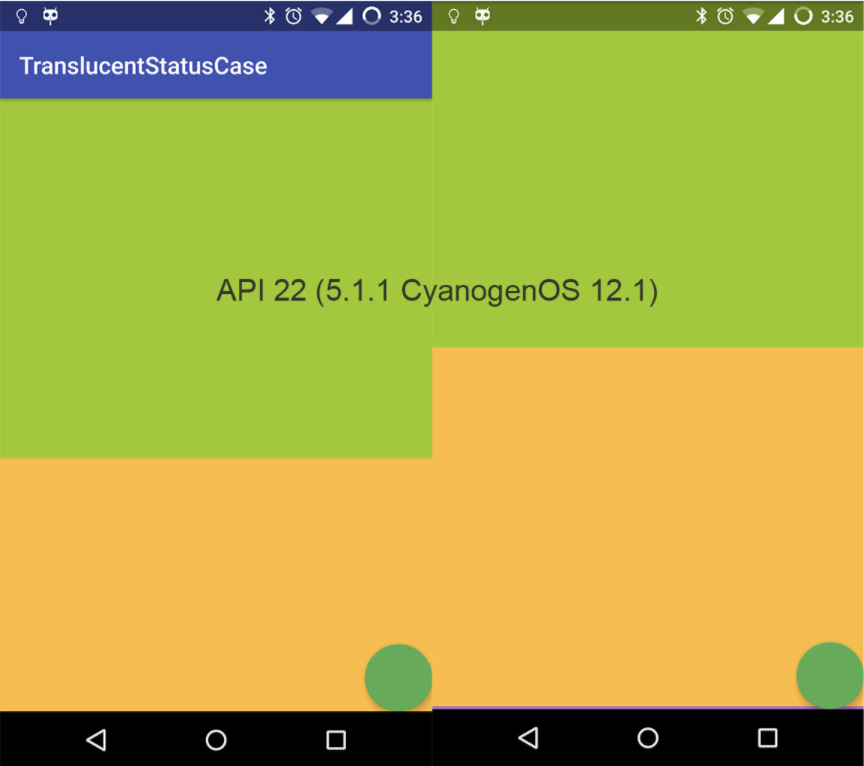 Android System UI Handling