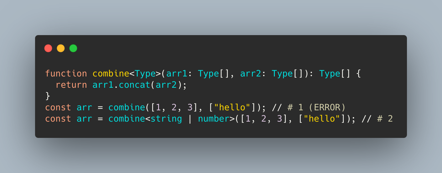 Typescript : functions