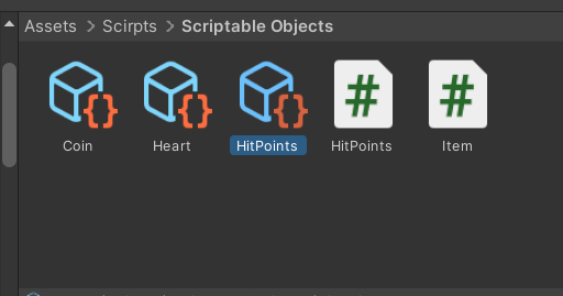 Unity ScriptableObject을 이용한 체력바, 체력 만들기