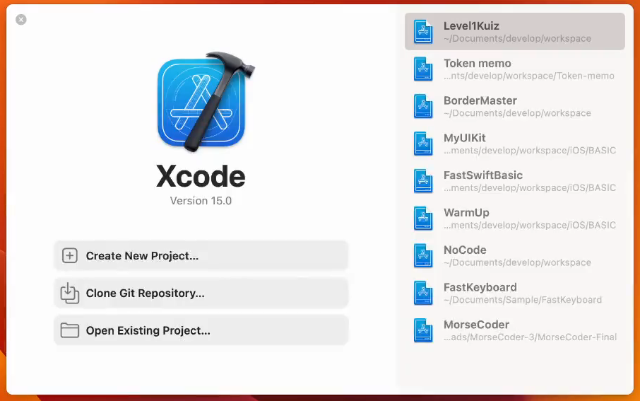 [Xcode] Xcode 간단 설명서