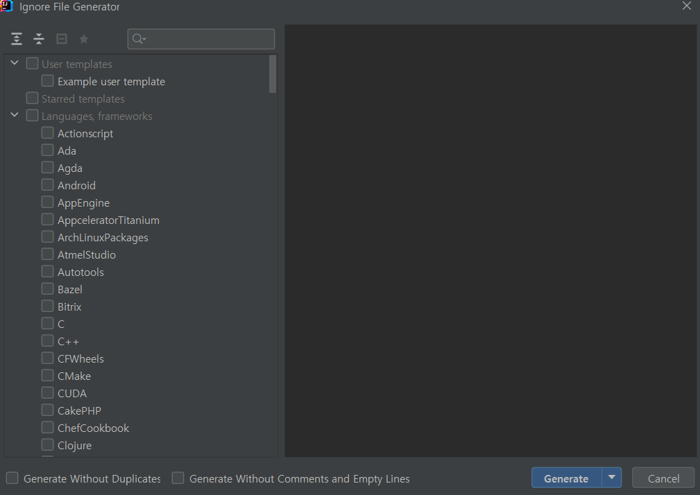 intellij-gitignore