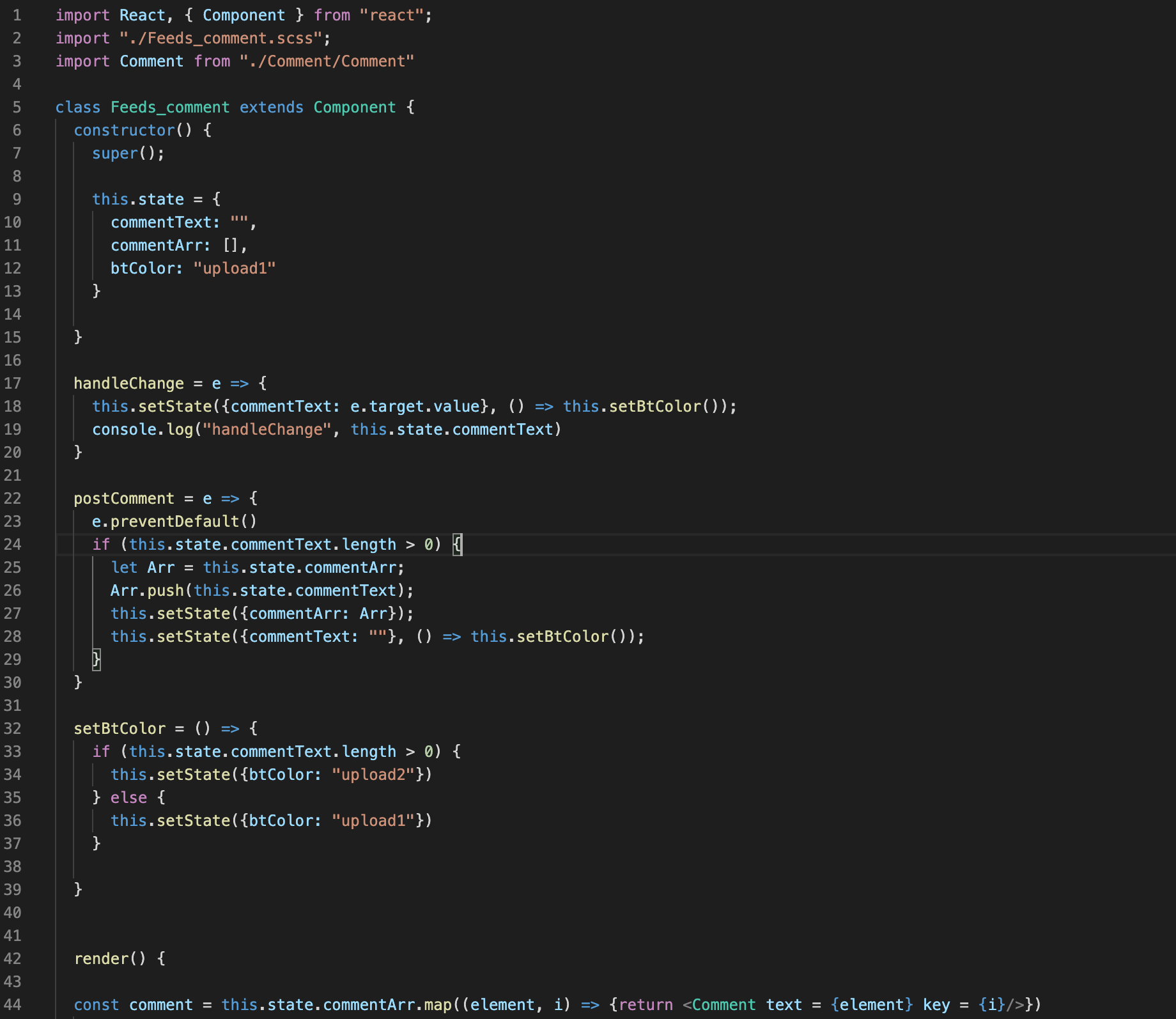 React - instagram