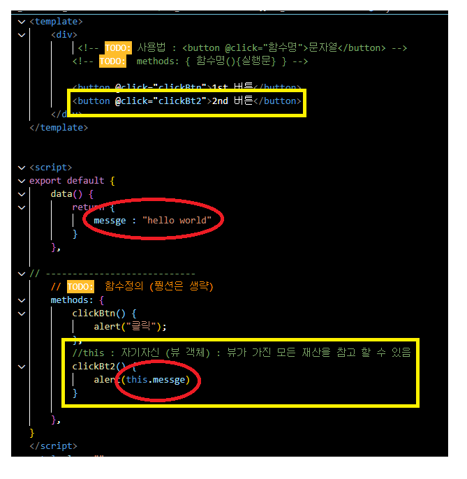 vue _ click - methods (함수)