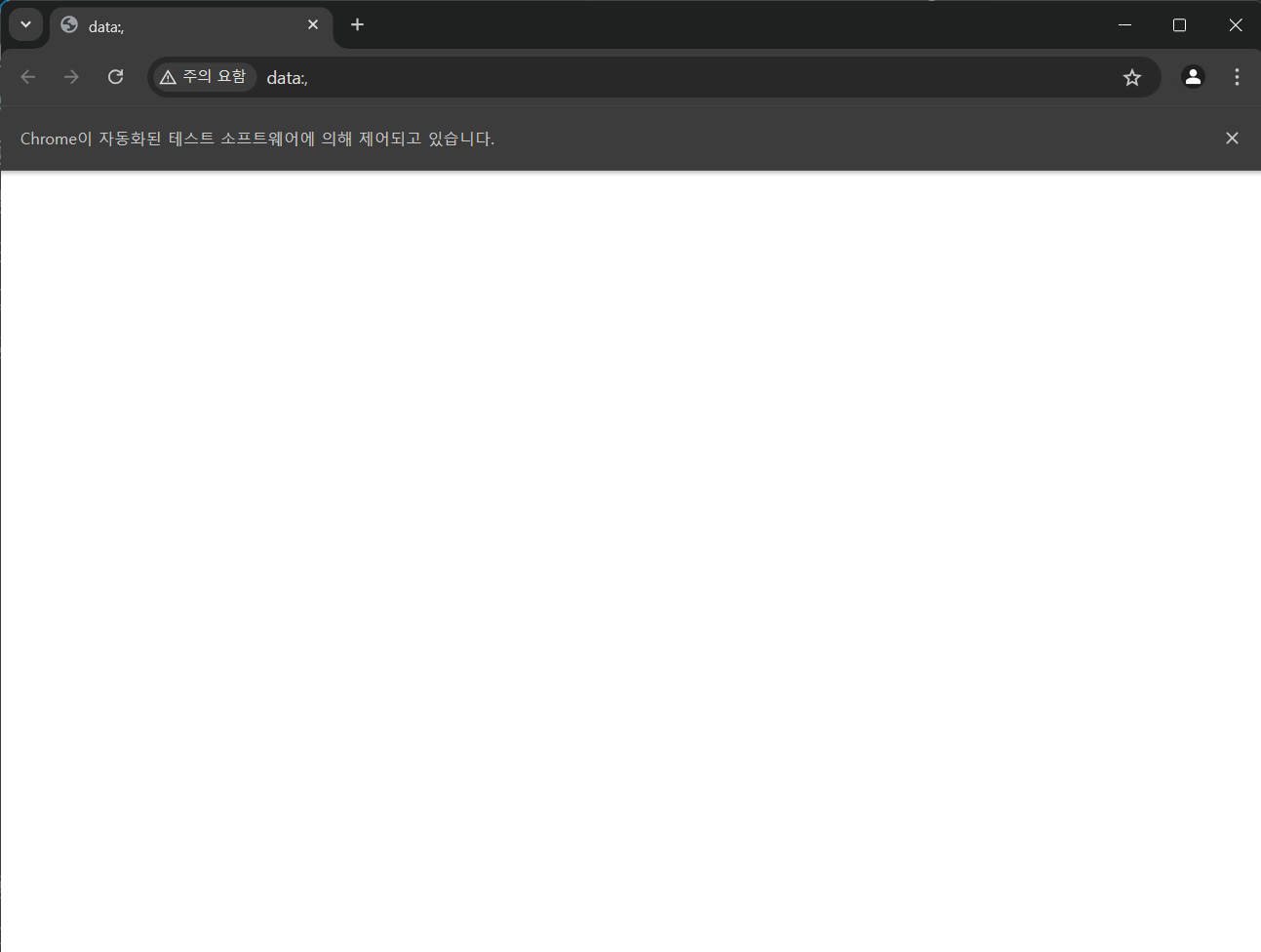 webdriver로 연 chrome