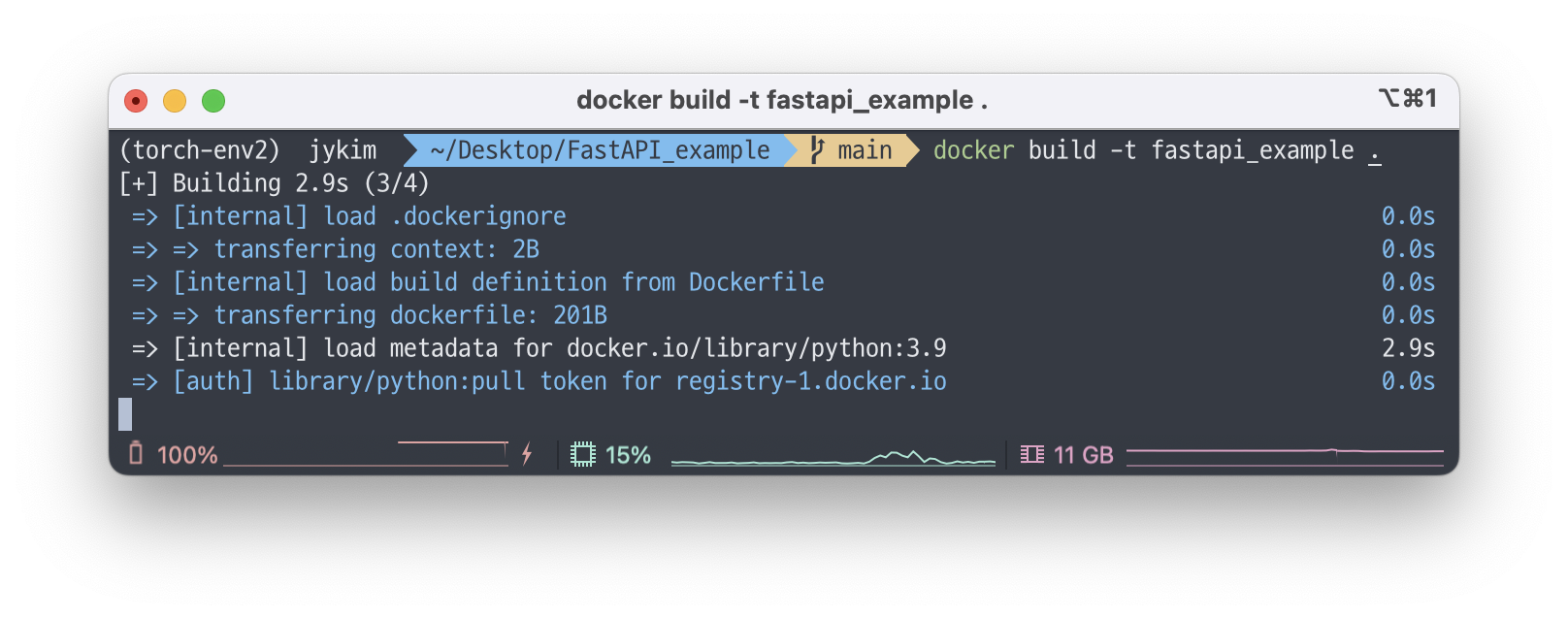 [FastAPI] FastAPI Docker Container로 올리기