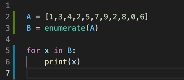 [Python] enumerate()