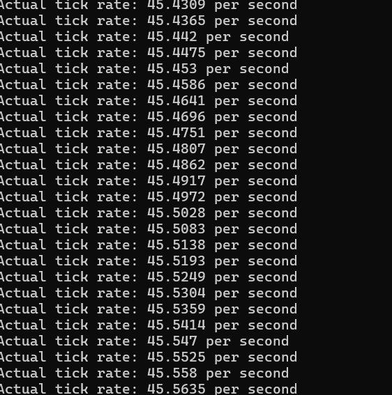 Window Tick Rate 설정한 Tick Rate가 실제 Tick Rate보다 낮게 나오는 이슈 리팩토링