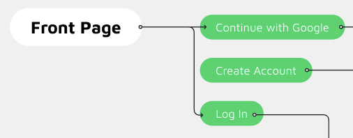변경 전 로그인 랜딩 페이지