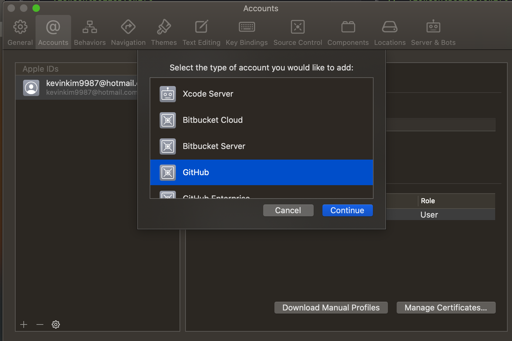 iOS & Swift 공부 - Xcode 를 이용한 Source Control