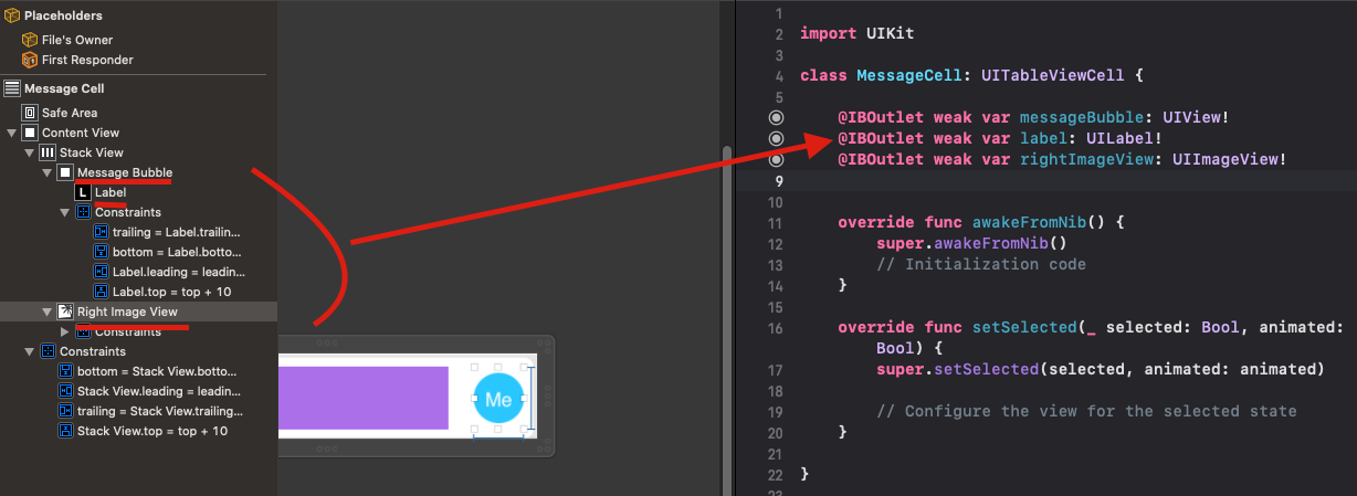 iOS & Swift 공부 - Customizing Cells in a TableView using .xib file(영)