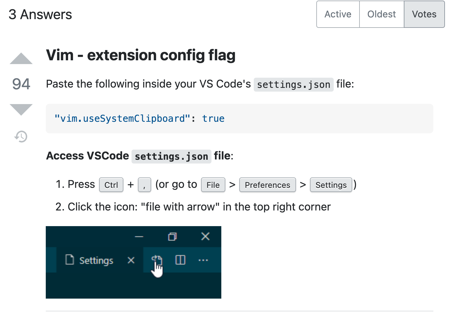 VSCODE + VIM 환경에서 복사, 붙여넣기 안될 때