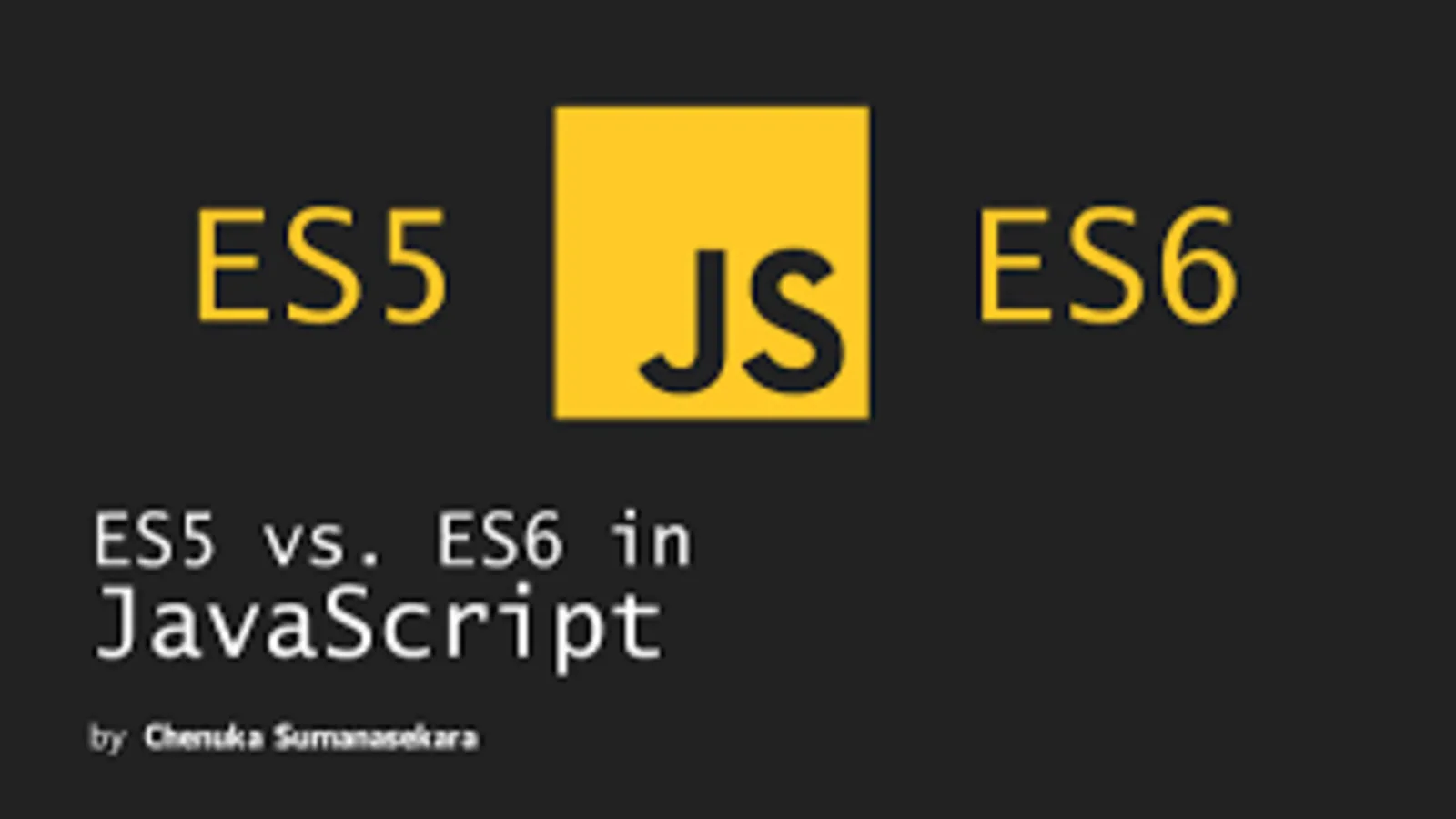 WIL - ES5와 ES6: JavaScript의 두 가지 문법