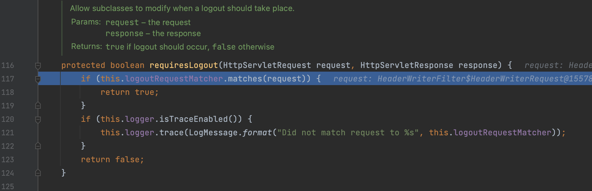 Security 6.1.2 로그아웃 구현