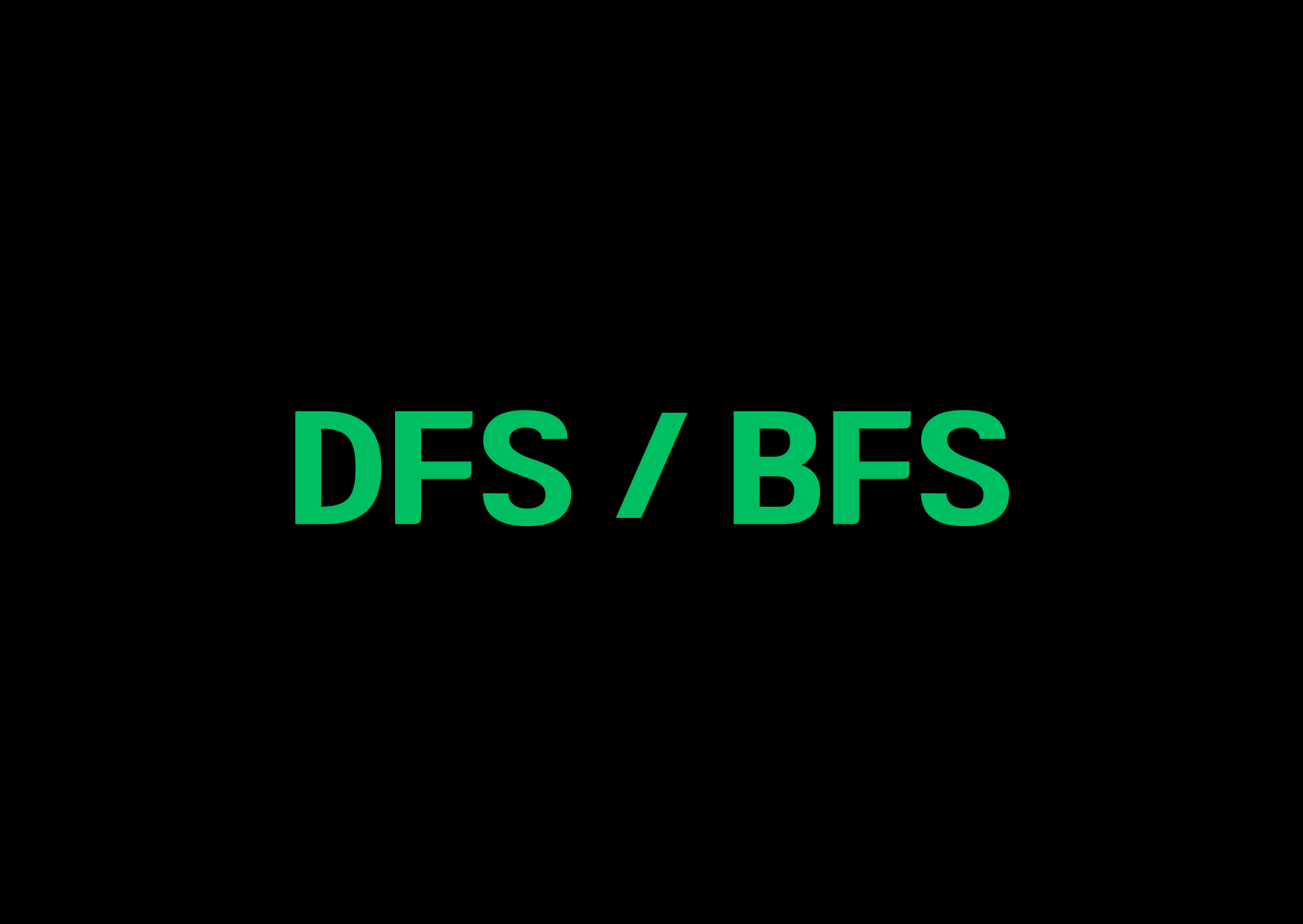 [Algorithm] DFS/BFS