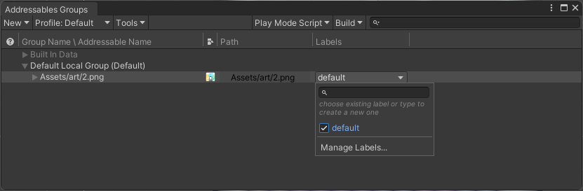 Unity - 어드레서블 에셋 시스템(Addressable Asset System)