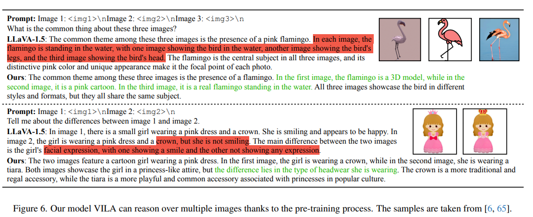 VILA: Multi-image reasoning example