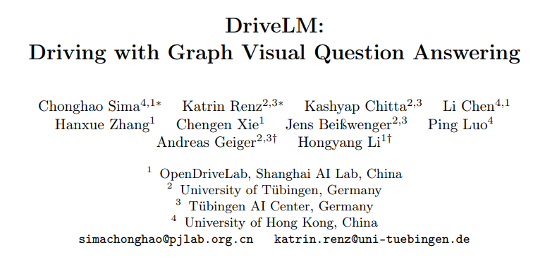 DriveLM Authors