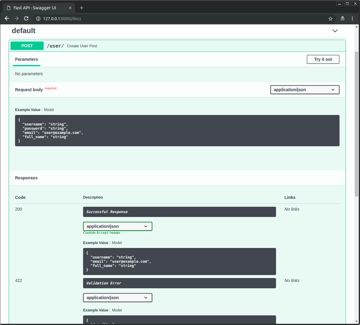 Fast API, Response Model (Output 데이터 형식)