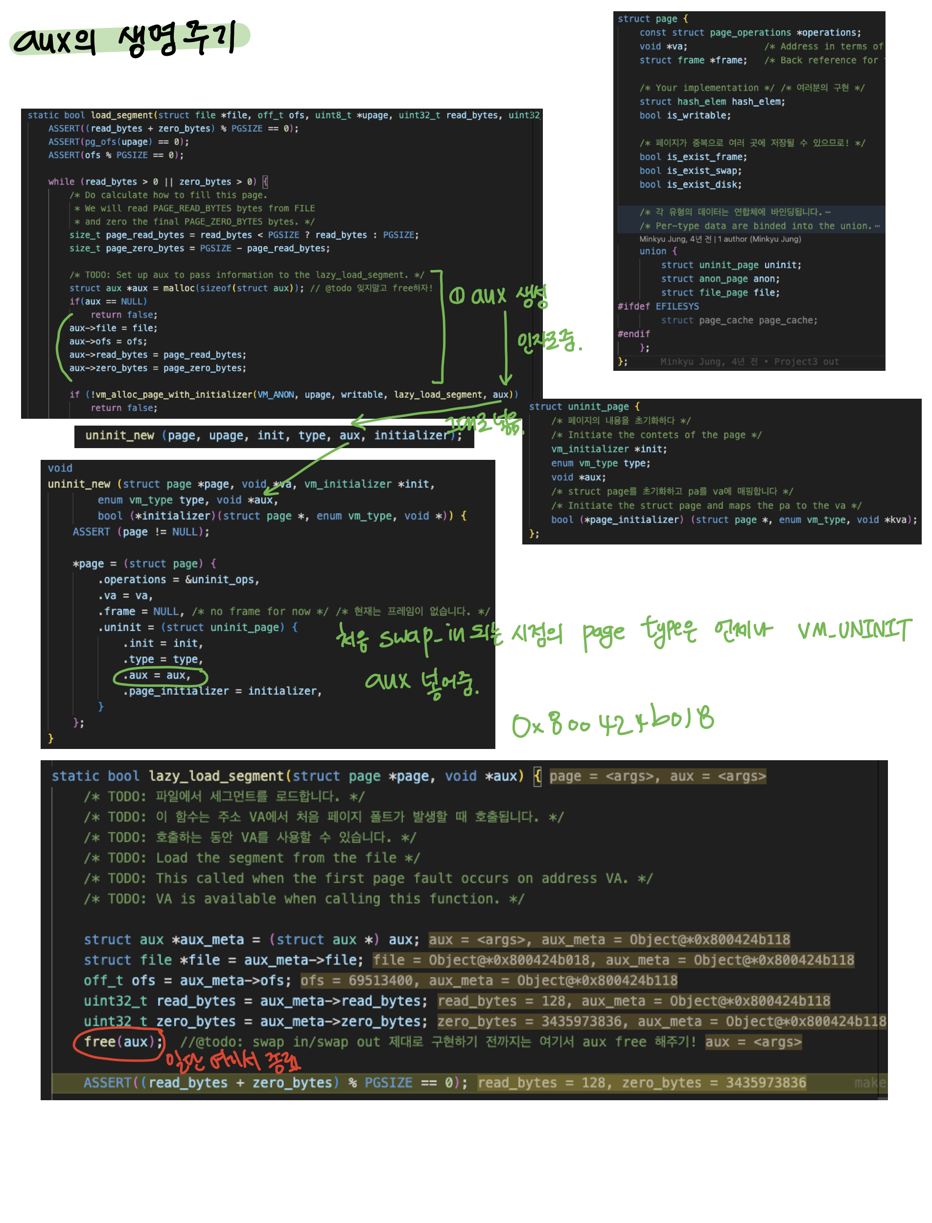 [PINTOS#3] Anonymous Page