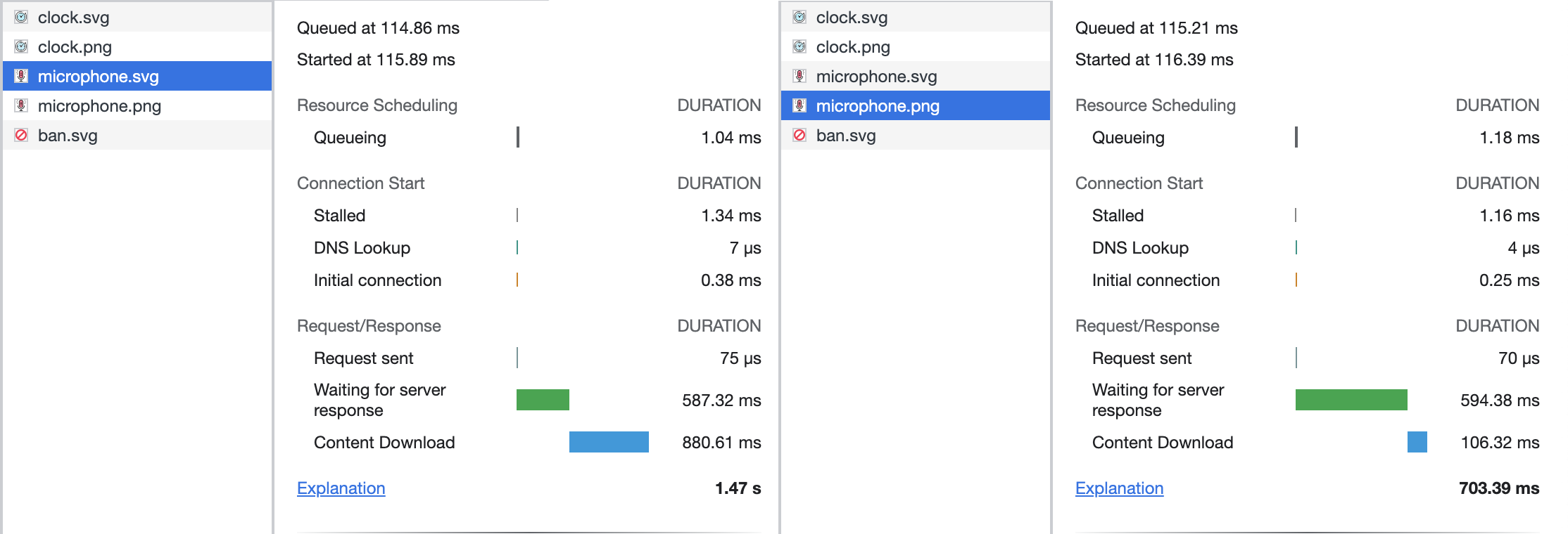 마이크아이콘로딩속도비교