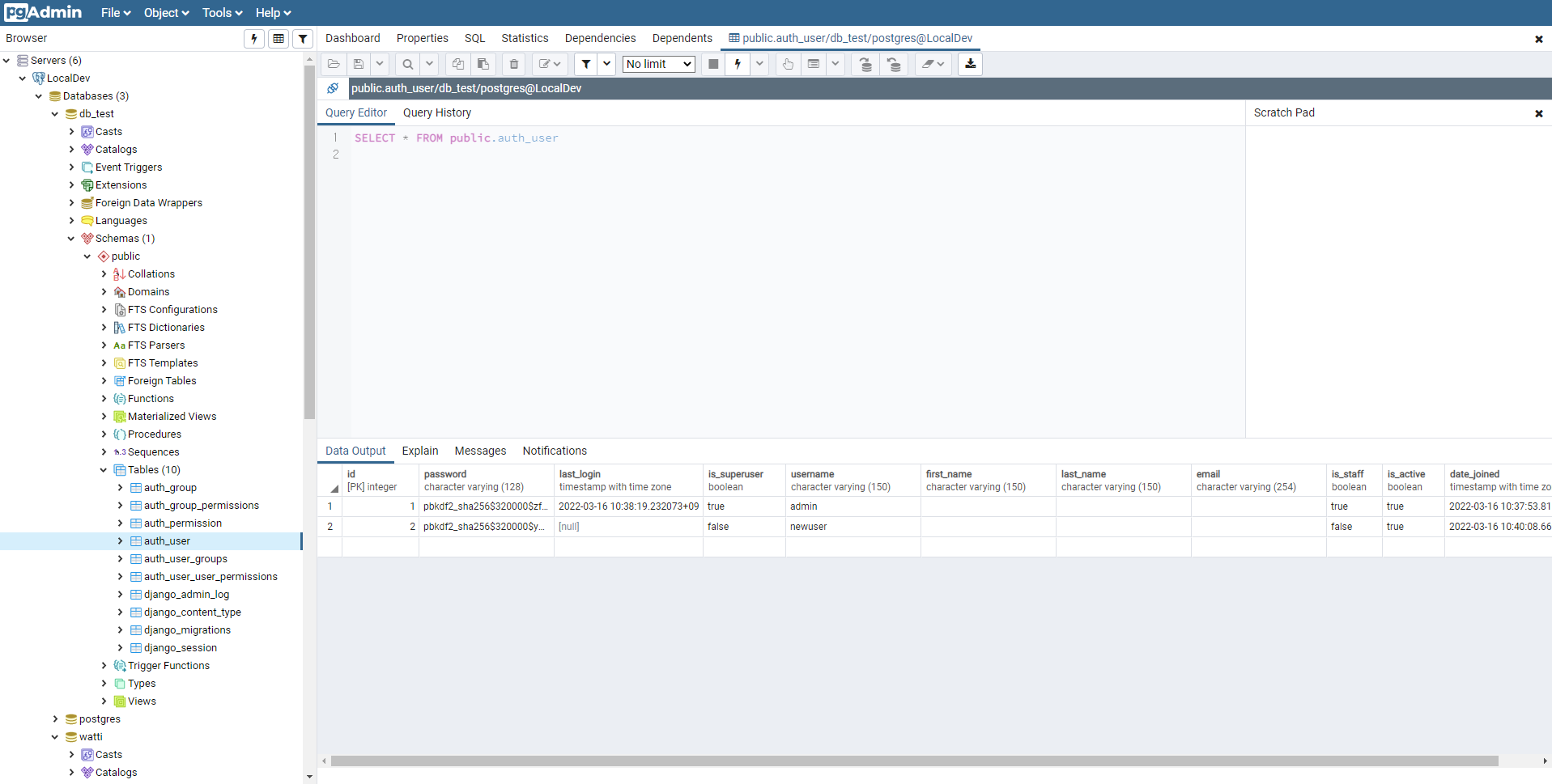 [PostgreSQL] PostgreSQL 사용하기 (pgAdmin)