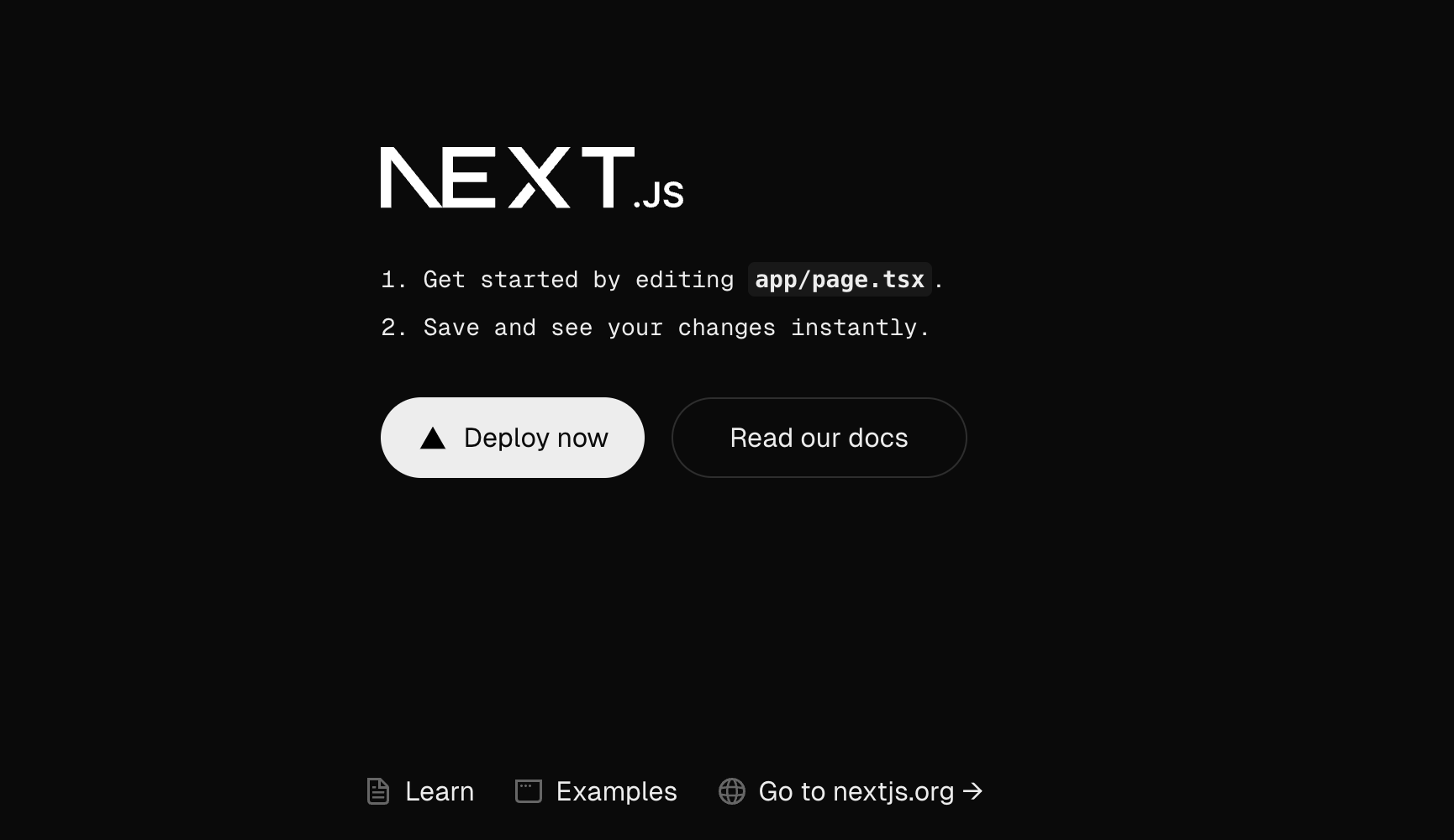 NextJs 프로젝트 만들기