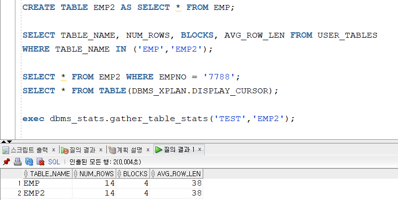SQL 튜닝 교육 1일차