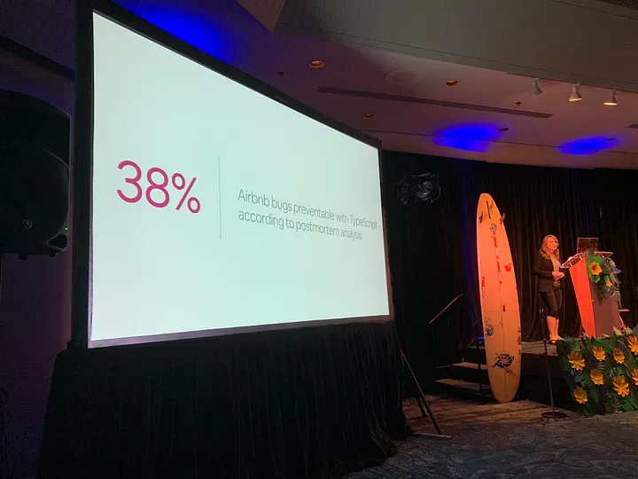 Airbnb 타입스크립트 버그 예방 수치에 대한 사진