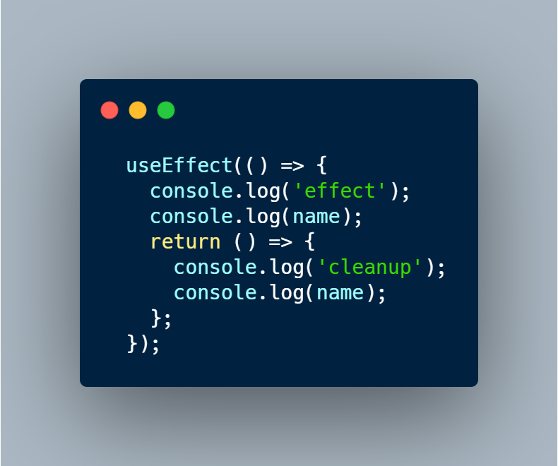 useState, useEffect