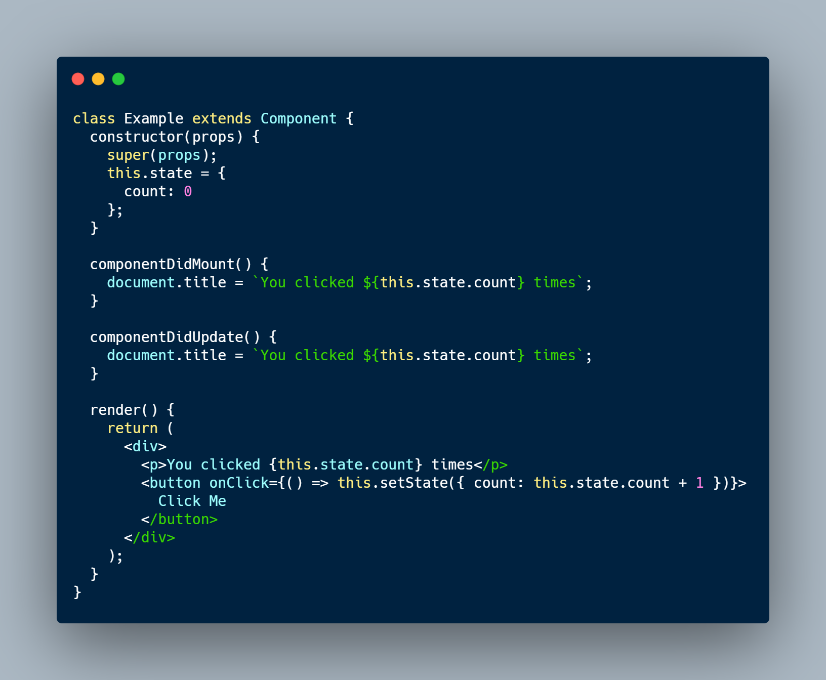 useState, useEffect